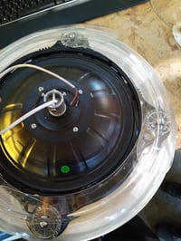 Stropný ventilátor M mimotec s LED osvetlením, diaľkovým ovládaním, jednosmerným motorom, 6 — chybný, na náhradné diely: nefunkčný (stav: pozri 2. obrázok) 3