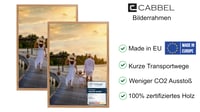 CABBEL 50 x 70 cm Set okvira za slike Hrast - 2 kom MDF Drveni Okviri za Postere, Akrilno Staklo, Zidni Okvir za Fotografije, Puzzle, Kolaže, Dokumente 2