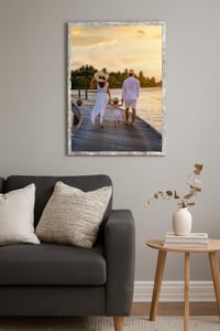 CABBEL Rámy na obrazy 2 ks 50x70 cm - Brezový rám s akrylátovým sklom - Držiak na dokumenty, plagáty, puzzle - Možnosť zavesenia na stenu 2