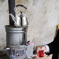 Cabilock 1L rozsdamentes acél síppal ellátott vízforraló szűrővel 9