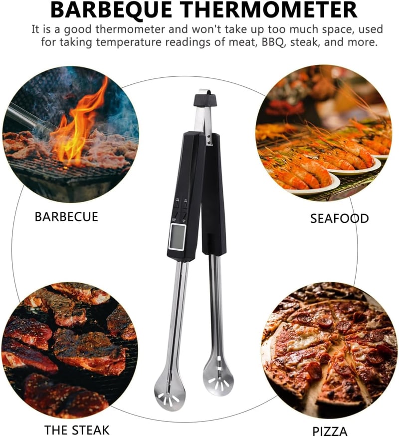 Cabilock BBQ Grillezés Szett Digitális Hőmérővel és Csipesszel