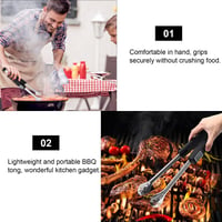 Cabilock BBQ Grillezés Szett Digitális Hőmérővel és Csipesszel 9