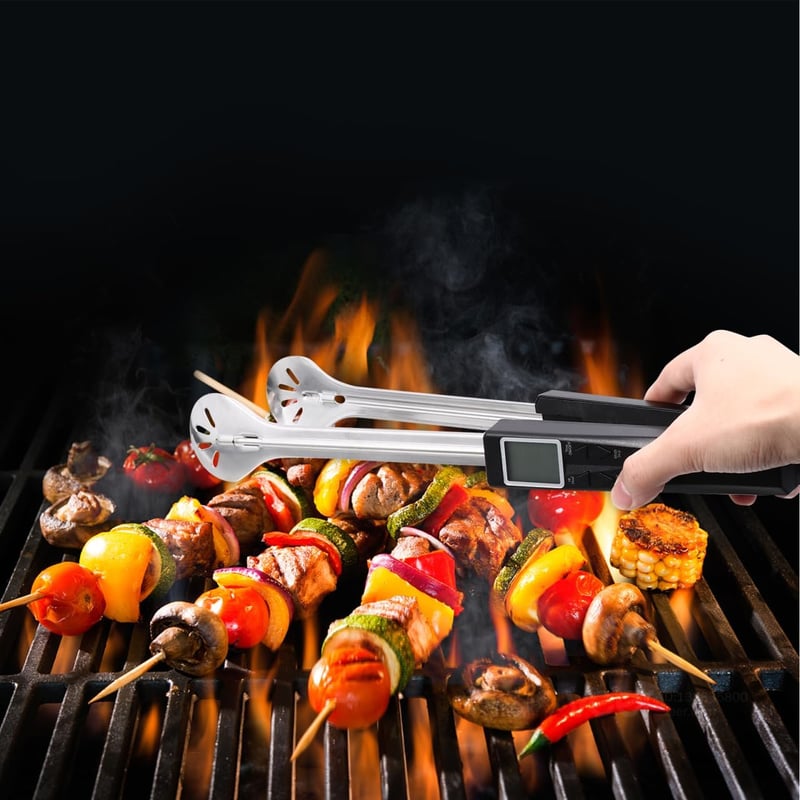 Cabilock BBQ Grillezés Szett Digitális Hőmérővel és Csipesszel