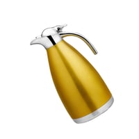 Cabilock Nerezová termoska, dvojstenná vákuová kanvica, 1,5 l, na udržanie teploty, vhodná na doma, do kancelárie aj do exteriéru, nepriepustná 8
