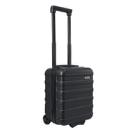 Cabin Max Anode Čierny Kufor na Príručnú Batožinu s Tvrdou Škrupinou, Ľahká ABS Cestovná Taška na Kolieskach so 4 Kolieskami, Kompatibilná s Wizz Air 40x30x20cm 2