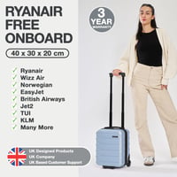 Kabinový kufor Cabin Max Anode 24 l – 40x30x20 cm, ľahký škrupinový kufor na kolieskach so 4 kolieskami a kombinačným zámkom, kompatibilný s Wizz Air a EasyJet 2