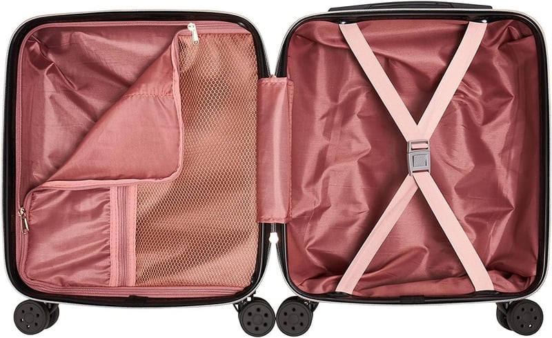 Cabin Max Anode Kézipoggyász Bőrönd 30L 45x36x20cm Repülőgépes Utazótáska Unisex Könnyű Kemény Tok