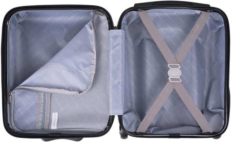 Cabin Max Anode Könnyű Fedett Kézipoggyász 4 Kerekű Kombinációs Zárral 40x30x20cm