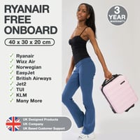 Cabin Max Anode merev héjú ülés alá gurulós kabinbőrönd kézipoggyász Wizz Air 40x30x20 cm 24 L rózsaszín 3