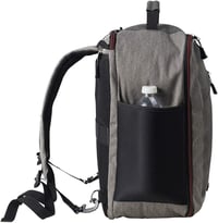 Cabin Max Kézipoggyász Hátizsák 40x20x25 cm Ryanair Wizz Air EasyJet Utazási Táska Manhattan 20L Fekete 9