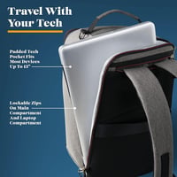 Cabin Max Kézipoggyász Hátizsák 40x20x25 cm Ryanair Wizz Air EasyJet Utazási Táska Manhattan 20L Fekete 7