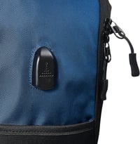 Cabin Max Manhattan Kézipoggyász Hátizsák 40x20x25cm USB Porttal - Ryanair, Wizzair, Easyjet Kompatibilis Utazótáska 20L Kék 8