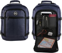 Kabínový batoh Cabin Max Metz 24L 40x30x20 cm – Cestovná taška pre lety EasyJet, Ryanair, Wizz Air s kompresnými popruhmi 6