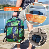 Kabínový batoh Cabin Max Metz 24L 40x30x20 cm – Cestovná taška pre lety EasyJet, Ryanair, Wizz Air s kompresnými popruhmi 4