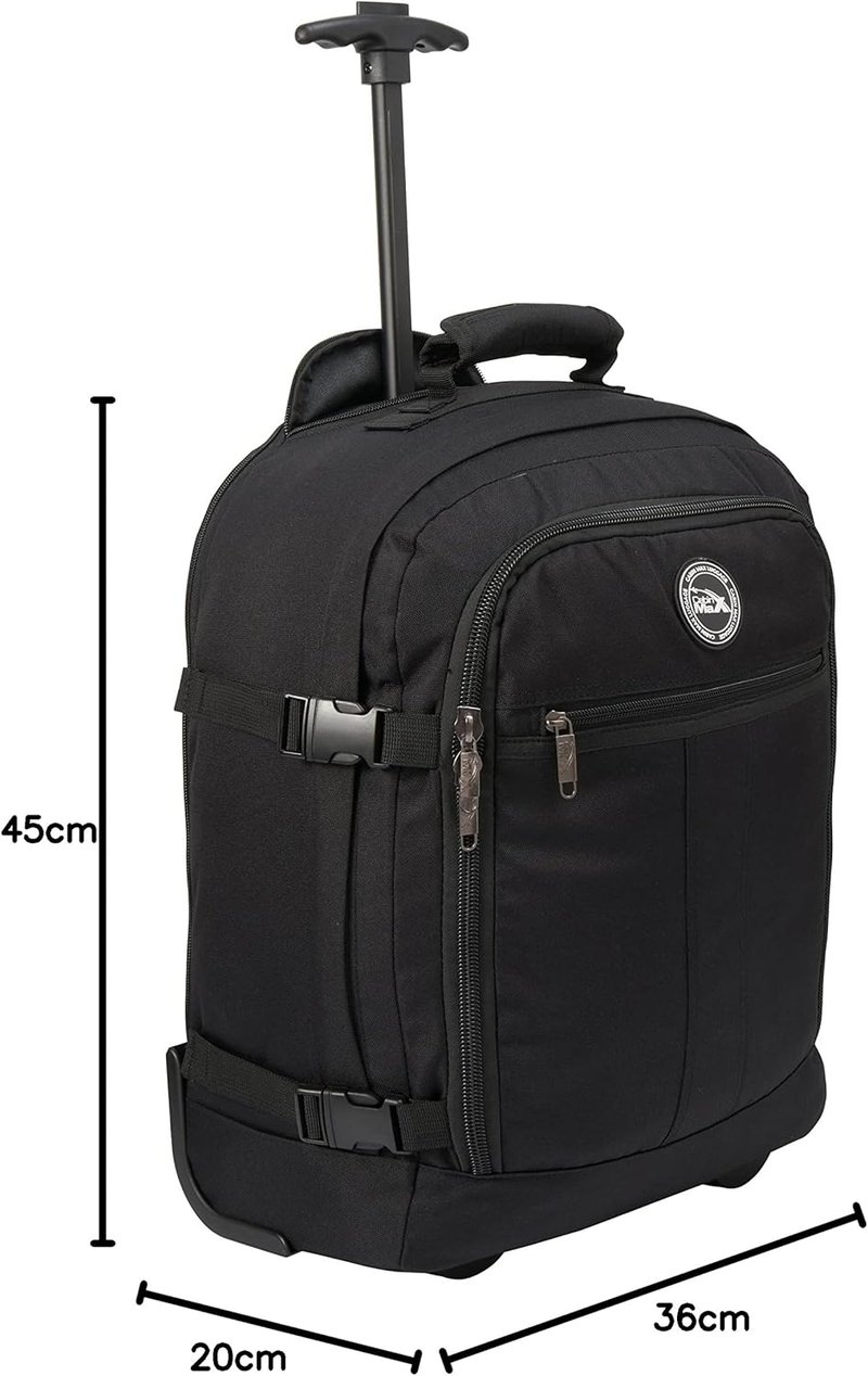 Cabin Max Metz 30L Kézipoggyász Hátizsák Easyjet Kompatibilis 45x36x20cm Újrahasznosított Poliészter Kompressziós Pántokkal