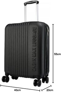 Cabin Max Velocity 55x40x20 cm Bővíthető Fedélzeti Bőrönd Ryanair Easyjet Lufthansa 8