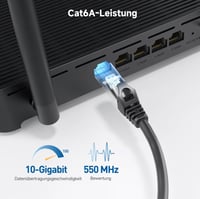 Cablu de rețea Cable Matters 160012-BLK-3x5 – negru, transfer de date de mare viteză, conexiune fiabilă pentru utilizare acasă și la birou 4