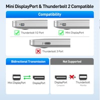 Cable Matters DisplayPort - Mini DisplayPort adapter 15 cm 6