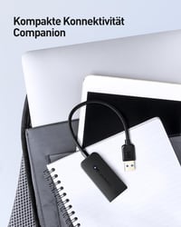 Cable Matters USB 3.0 - RJ45 Gigabit Ethernet Adapter 10/100/1000 Mbps Hálózati Konverter Fekete 6