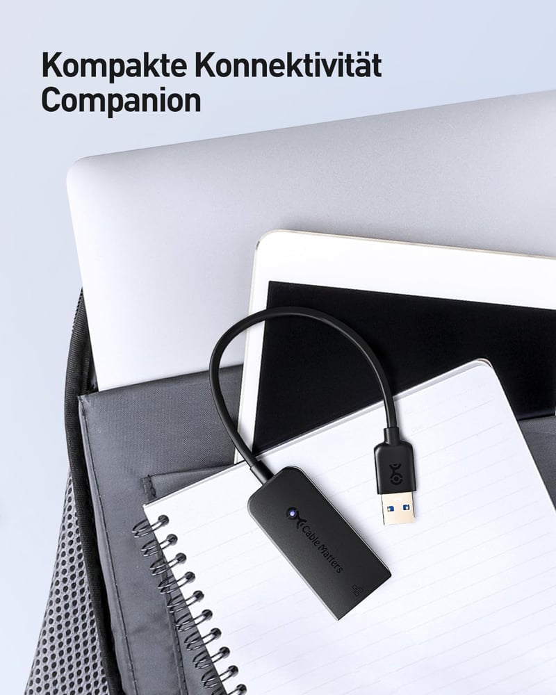 Cable Matters USB 3.0 - RJ45 Gigabit Ethernet Adapter 10/100/1000 Mbps Hálózati Konverter Fekete