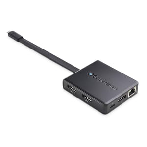 Cable Matters USB-C rozbočovač pre tri monitory s 3x DisplayPort, Gigabit Ethernet a 100W nabíjaním