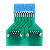 Cablecc Dual USB 3.0 Type A anya csatlakozó alaplapi 20/19 Pin Box Header Slot adapter PCBA kártya 9