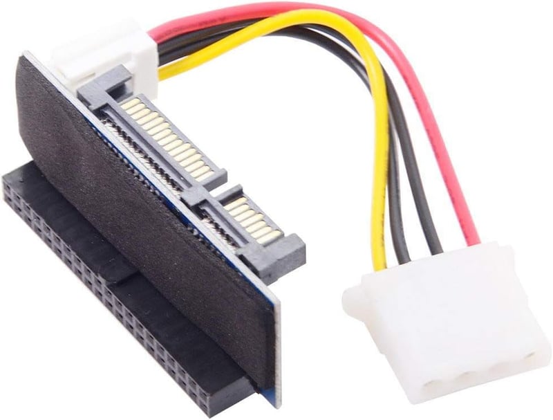 cablecc IDE/PATA 40 Pin SATA Adapter Konverter 3.5" Merevlemezhez