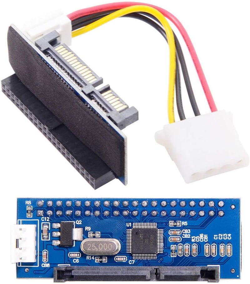 cablecc IDE/PATA 40 Pin SATA Adapter Konverter 3.5" Merevlemezhez