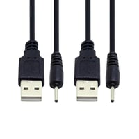 Cablecc USB 2.0 Type-A - 5V DC 2.0x0.7mm tápkábel 150cm 2db 1