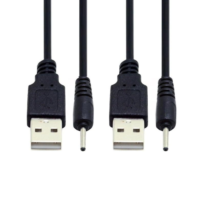 Cablecc USB 2.0 Type-A - 5V DC 2.0x0.7mm tápkábel 150cm 2db