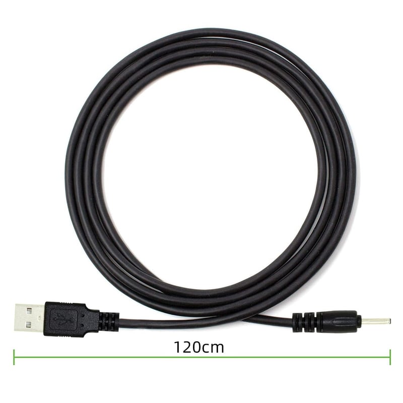 Cablecc USB 2.0 Type-A - 5V DC 2.0x0.7mm tápkábel 150cm 2db