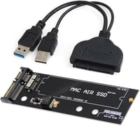 Cablecc USB 3.0 SATA adapter MacBook Air 2010-2011 A1369 A1370 merevlemez csatlakozó 9