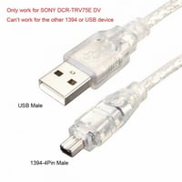 Cablecc USB - Firewire IEEE 1394 4 Pin adapter kábel SONY DV kamerához 2