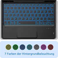 CACOE Billentyűzetes Tok Samsung Tab A9 Plus 11" (2023) Tablethez - Vezeték Nélküli, Érintőpados, 7 Színű Háttérvilágítással, Fekete

AI: I' 5