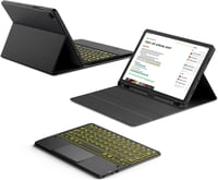 CACOE Billentyűzetes Tok Samsung Tab A9 Plus 11" (2023) Tablethez - Vezeték Nélküli, Érintőpados, 7 Színű Háttérvilágítással, Fekete

AI: I' 2