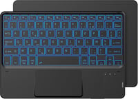 CACOE Bluetooth Billentyűzet Touchpad-dal, Vezeték Nélküli, 7 Szín Háttérvilágítás, Francia Billentyűzet, iOS Android Windows Tablet 1