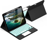 CACOE iPad Air 11 hüvely billentyűzettel, 7 szín LED, eltávolítható wireless 1