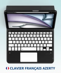 CACOE iPad Air 11 hüvely billentyűzettel, 7 szín LED, eltávolítható wireless 3