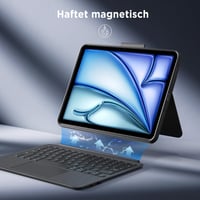 CACOE iPad Air/Pro 11 billentyűzetes tok világítással szürke 4