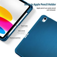 Puzdro na iPad CACOE 11" (A16) 11. generácia 2025 / 10. generácia 10,9" 2025 s držiakom na ceruzku, stojanom, funkciou automatického spánku a mäkkým TPU zadným krytom 3