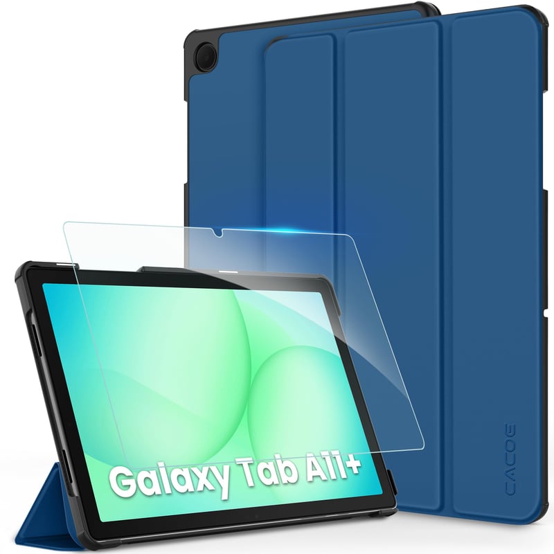 Obal na tablet CACOE pre Samsung Galaxy Tab A9+ / A11+ 11" s ochrannou fóliou na displej – ochranné puzdro na tablet