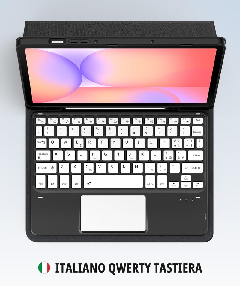CACOE Samsung Galaxy Tab S9 FE/S11 Billentyűzet Tok Touchpad RGB Világítás