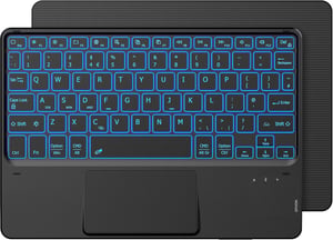 CACOE Wireless Billentyűzet Touchpad-dal, 7 Szín Háttérvilágítás, iPad/Tablet
