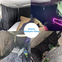 Set Perdele Separatoare Auto CACUINA, 3 buc., Parasolar pentru Geamurile din Spate, Protecție Solară, Paravan de Confidențialitate pentru Călătorii, Parasolar Detașabil pentru Dormit în Camping 8