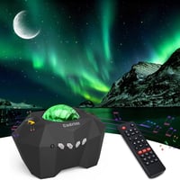 Cadrim Csillagos Égbolt Projektor LED Éjszakai Fény Bluetooth Hangszóróval - Északi Fény Lámpa Távirányítóval Gyerekszobába, Partikra 1