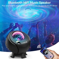 Cadrim LED Csillagos Égbolt Projektor Távirányítóval - Bluetooth Hangszóró, 24+ Fényhatás, Időzítő, Sarki Fény Lámpa Partikhoz 3