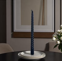 Cadzyre kúpos gyertya szett - fekete - 25 cm - 12 db 4