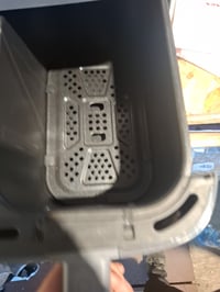 Moulinex Easy Fry Dual XXL Forrólevegős Sütő 11 L, 7 Program, Dupla Kosár, Szürke, Használt, Törött Fogantyúk (állapot: lásd a 2. képet) 7