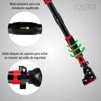 Caemi Állítható Húzódzkodó Rúd 72-110 cm, 200 kg Terhelhetőség, Csavarmentesen Szerelhető 5