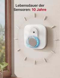 X-Sense Vezeték nélküli Füstérzékelő Szett (3 db) – WLAN, Hangos Riasztás, 500 m Hatótáv, Cserélhető Elem 2